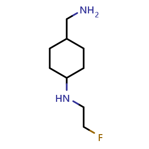 4-(Aminomethyl)-N-(2-fluoroethyl)cyclohexanamine