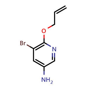 3-Amino-6-(allyloxy)-5-bromopyridine