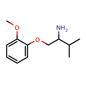 1-(2-Methoxyphenoxy)-3-methyl-2-butanamine