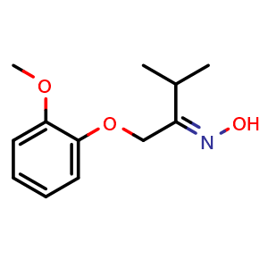 1-(2-Methoxyphenoxy)-3-methyl-2-butanone Oxime
