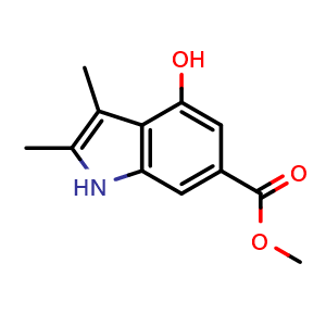 Methyl 4-Hydroxy-2,3-dimethylindole-6-carboxylate