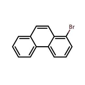 Chemical structure of 1-Bromophenanthrene , CAS 51958-51-1, AChemBlock V149831