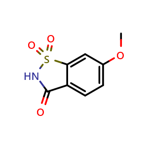 6-Methoxybenzisothiazol-3(2H)-one 1,1-Dioxide