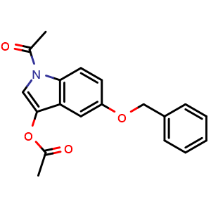 1-Acetyl-5-(benzyloxy)-3-indolyl Acetate