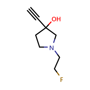 3-Ethynyl-1-(2-fluoroethyl)pyrrolidin-3-ol