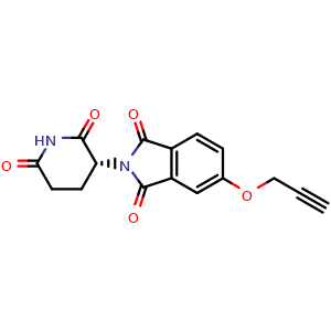 (R)-2-(2,6-Dioxopiperidin-3-yl)-5-(prop-2-yn-1-yloxy)isoindoline-1,3-dione