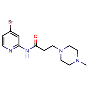 N-(4-Bromo-2-pyridyl)-3-(4-methyl-1-piperazinyl)propanamide