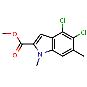 Methyl 4,5-Dichloro-1,6-dimethylindole-2-carboxylate