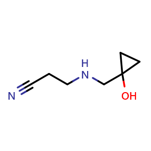 3-[[(1-Hydroxycyclopropyl)methyl]amino]propanenitrile