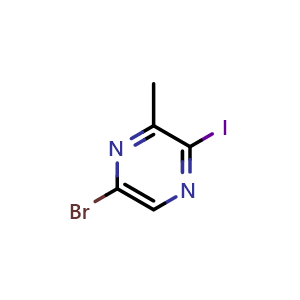 5-Bromo-2-iodo-3-methylpyrazine