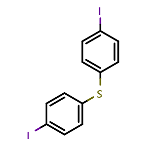 Chemical structure of Bis(4-iodophenyl)sulfane , CAS 73927-07-8, AChemBlock V150057