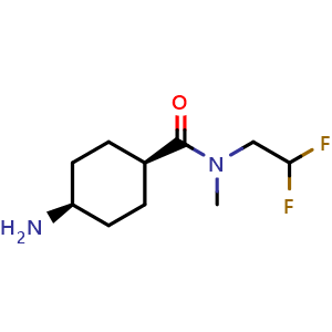 cis-4-Amino-N-(2,2-difluoroethyl)-N-methylcyclohexanecarboxamide