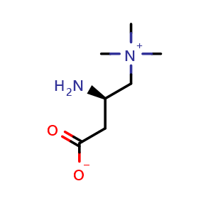 Chemical structure of (R)-Aminocarnitine , CAS 98063-21-9, AChemBlock V150126