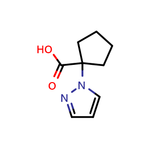 1-(1-Pyrazolyl)cyclopentanecarboxylic Acid