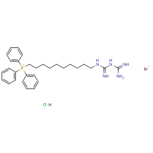 [10-(3-Carbamimidoylguanidino)decyl]triphenylphosphonium Bromide Hydrochloride