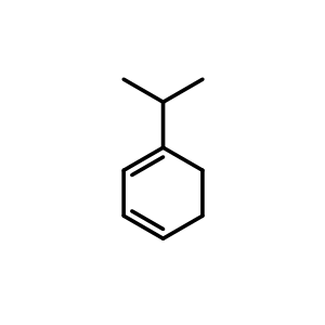 Chemical structure of 1-Isopropyl-1,3-cyclohexadiene , CAS 151796-43-9, AChemBlock V150180