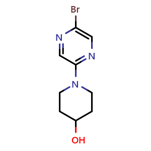 1-(5-Bromo-2-pyrazinyl)piperidin-4-ol