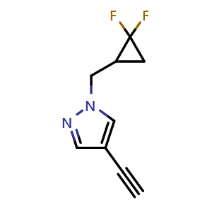 1-[(2,2-Difluorocyclopropyl)methyl]-4-ethynylpyrazole