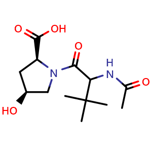 (2S,4S)-1-(2-Acetamido-3,3-dimethylbutanoyl)-4-hydroxypyrrolidine-2-carboxylic Acid
