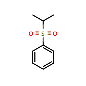 Chemical structure of Isopropylsulfonylbenzene , CAS 4238-09-9, AChemBlock V150356