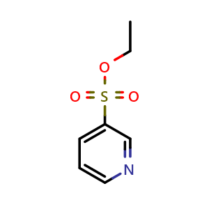 Chemical structure of Ethyl Pyridine-3-sulfonate , CAS 2726830-13-1, AChemBlock V150378