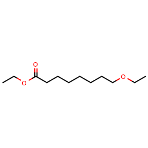 Chemical structure of Ethyl 8-Ethoxyoctanoate , CAS 873976-38-6, AChemBlock V150383
