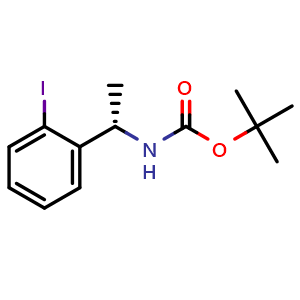 (S)-N-Boc-1-(2-iodophenyl)ethanamine