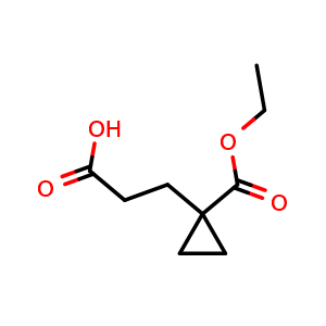 3-[1-(Ethoxycarbonyl)cyclopropyl]propanoic Acid
