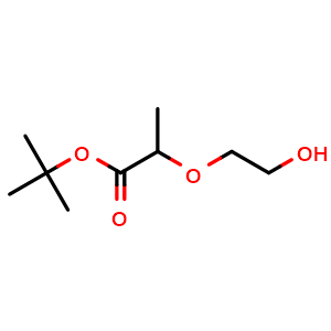 Chemical structure of 2-(1-Boc-ethoxy)ethanol , CAS 2990421-11-7, AChemBlock V150473