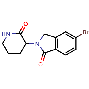 5-Bromo-2-(2-oxo-3-piperidyl)isoindolin-1-one