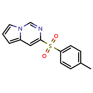 Chemical structure of 3-Tosylpyrrolo[1,2-c]pyrimidine , CAS 70380-76-6, AChemBlock V150574
