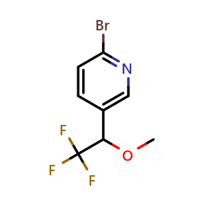 2-Bromo-5-(2,2,2-trifluoro-1-methoxyethyl)pyridine