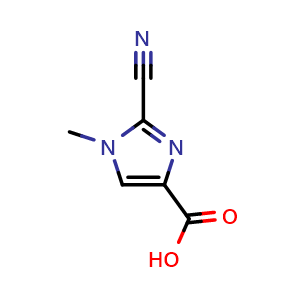 2-Cyano-1-methylimidazole-4-carboxylic Acid