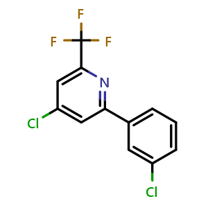 4-Chloro-2-(3-chlorophenyl)-6-(trifluoromethyl)pyridine