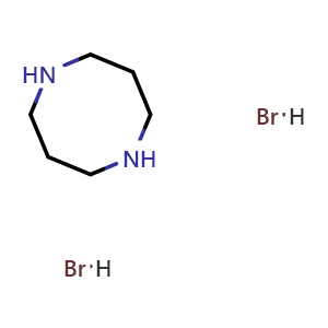 Chemical structure of 1,5-Diazocane Dihydrobromide , CAS 40422-46-6, AChemBlock V150741
