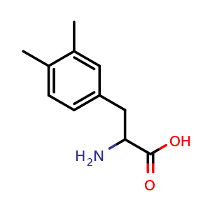 Chemical structure of 3,4-Dimethyl-DL-phenylalanine , CAS 98708-83-9, AChemBlock V150777