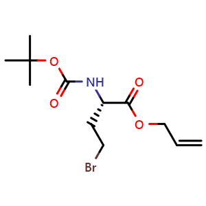 N-Boc-4-bromo-(S)-2-aminobutanoic acid allyl ester