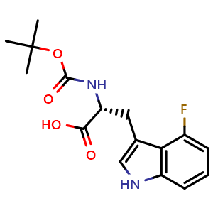 N-Boc-4-fluoro-D-tryptophan