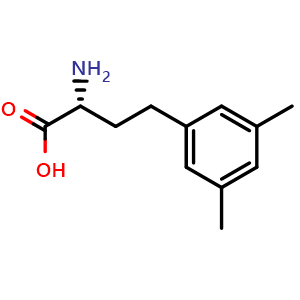 Chemical structure of 3,5-Dimethyl-D-homophenylalanine , CAS 2350165-03-4, AChemBlock V151094