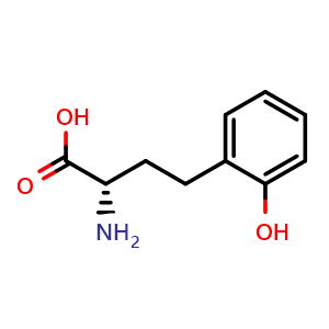 Chemical structure of (S)-a-Amino-2-hydroxy-benzenebutanoic acid , CAS 1260611-26-4, AChemBlock V151117
