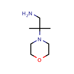 Chemical structure of b,b-Dimethyl-4-morpholineethanamine , CAS 173336-43-1, AChemBlock V151202