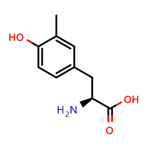 Chemical structure of 3-Methyl-L-tyrosine , CAS 17028-03-4, AChemBlock V151306