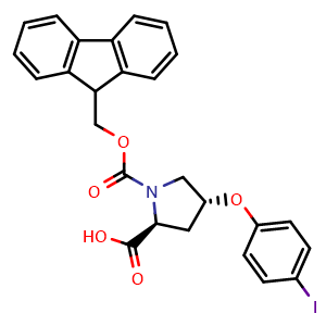 (4R)-1-Fmoc-4-(4-iodophenoxy)-L-proline