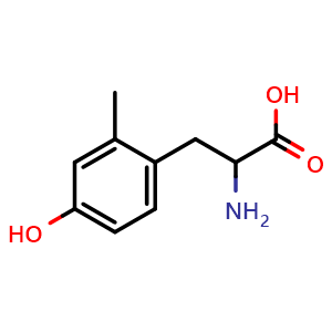 Chemical structure of 2-Methyl-DL-tyrosine , CAS 96646-27-4, AChemBlock V151400