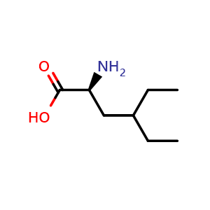 Chemical structure of 4-Ethyl-L-norleucine , CAS 134055-71-3, AChemBlock V151409