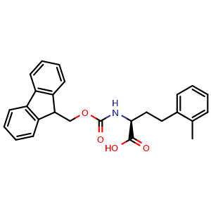 Chemical structure of Fmoc-2-methyl-L-homophenylalanine , CAS 1260612-11-0, AChemBlock V151444
