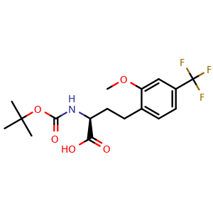 N-Boc-2-methoxy-4-(trifluoromethyl)-L-homophenylalanine