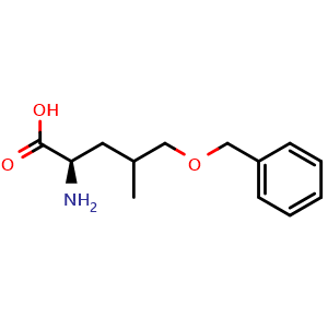 Chemical structure of 5-(Benzyloxy)-D-Leucine , CAS 2171351-39-4, AChemBlock V151522