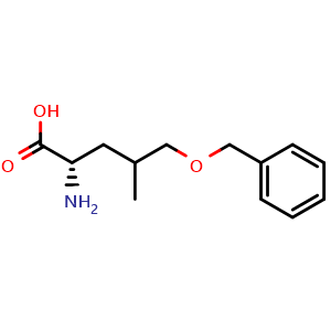 Chemical structure of 5-(Benzyloxy)-L-Leucine , CAS 2171441-98-6, AChemBlock V151523