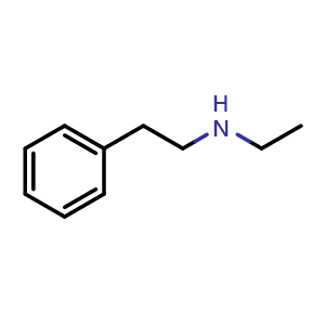 Chemical structure of N-Ethyl-benzeneethanamine , CAS 22002-68-2, AChemBlock V151755